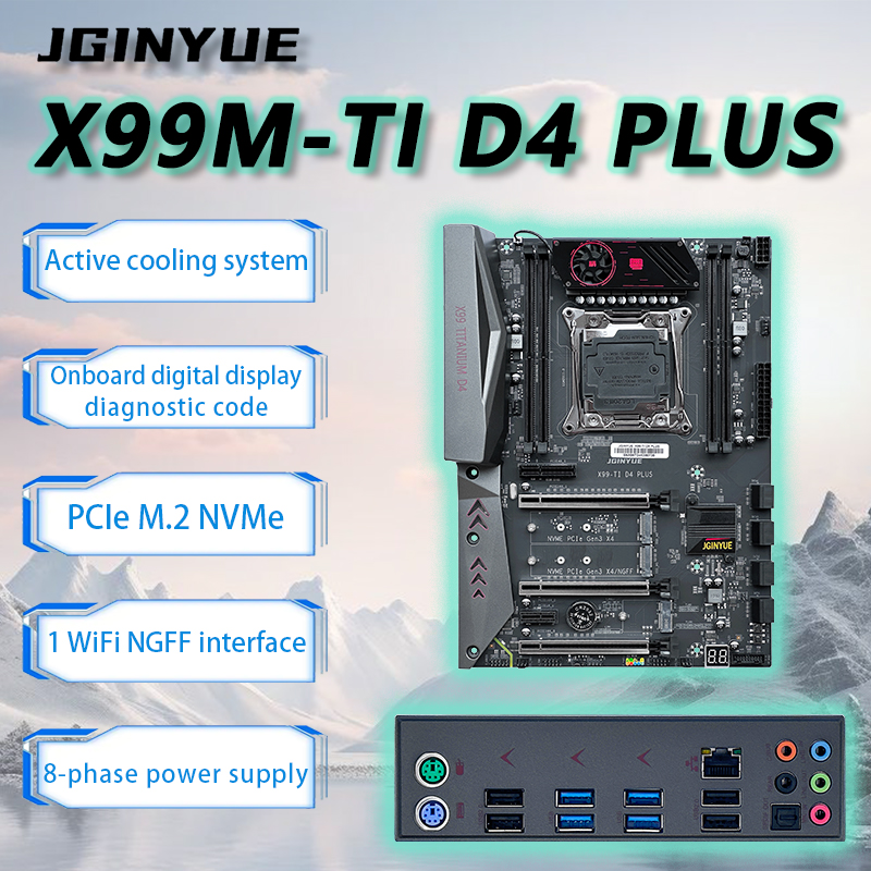 X99 Dual Cpu Motherboard Combo - JGINYUE X99 마더보드 인텔 LGA 2011-3