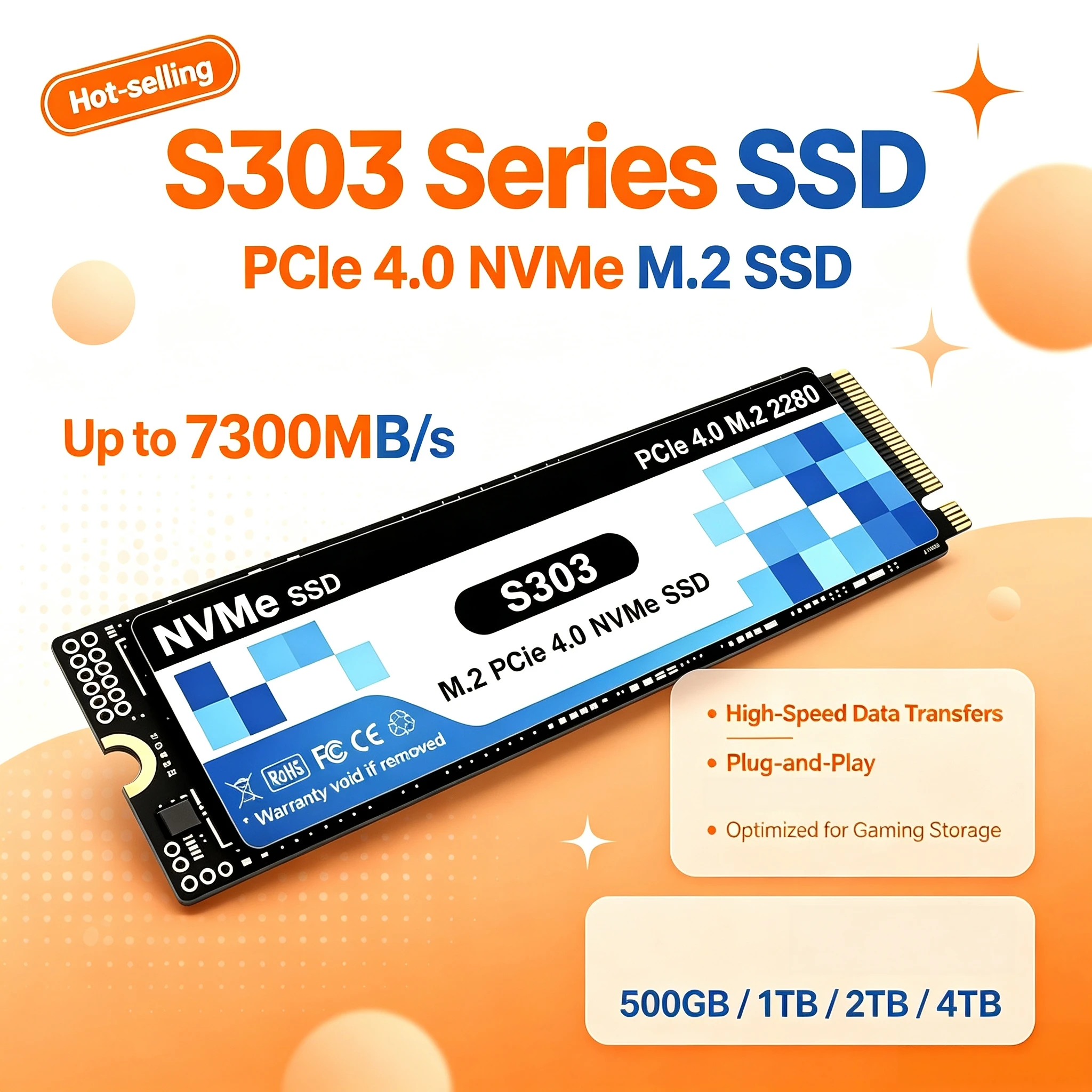 M.2 Nvme 4Tb Pcie 4.0 Ssd - 정품 PCIe 4.0 NVMe M.2 SSD