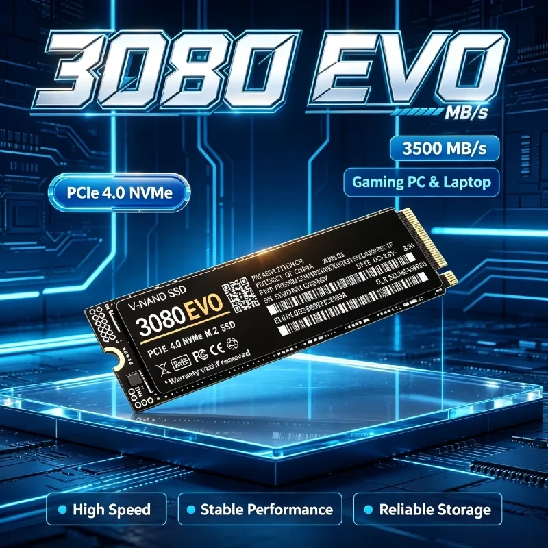 M.2 Nvme 4Tb Pcie 4.0 Ssd - 3080 EVO 1TB, 2TB, 4TB M.2