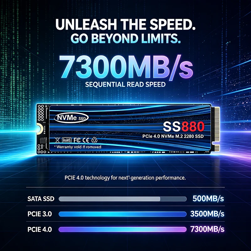 내장형 SSD, 모델명 SS880, NVMe, 7300 - M.2 Nvme 4Tb Pcie 4.0 Ssd 리뷰 및 가격