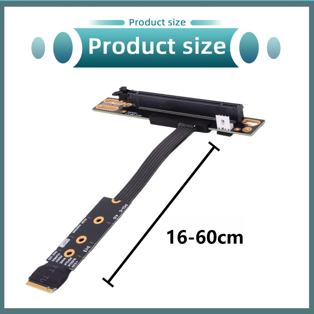 M.2 NVMe to PCIe 4.0 x16 라이저 케 - Pcie 4.0 X16 Riser Cable 90 Degree 리뷰 및 가격